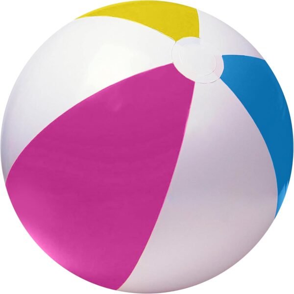 22" Beach Ball (Pack of 3), Inflatable Beach Balls, Swimming Pool Toys, Classic, Pastel